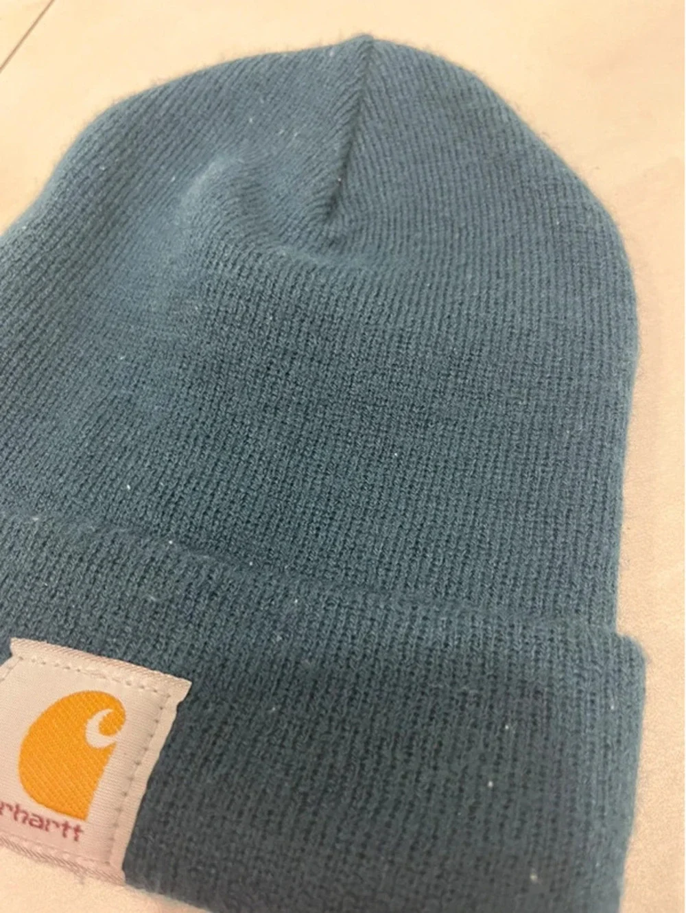 Carhartt turquoise beanie warm hat